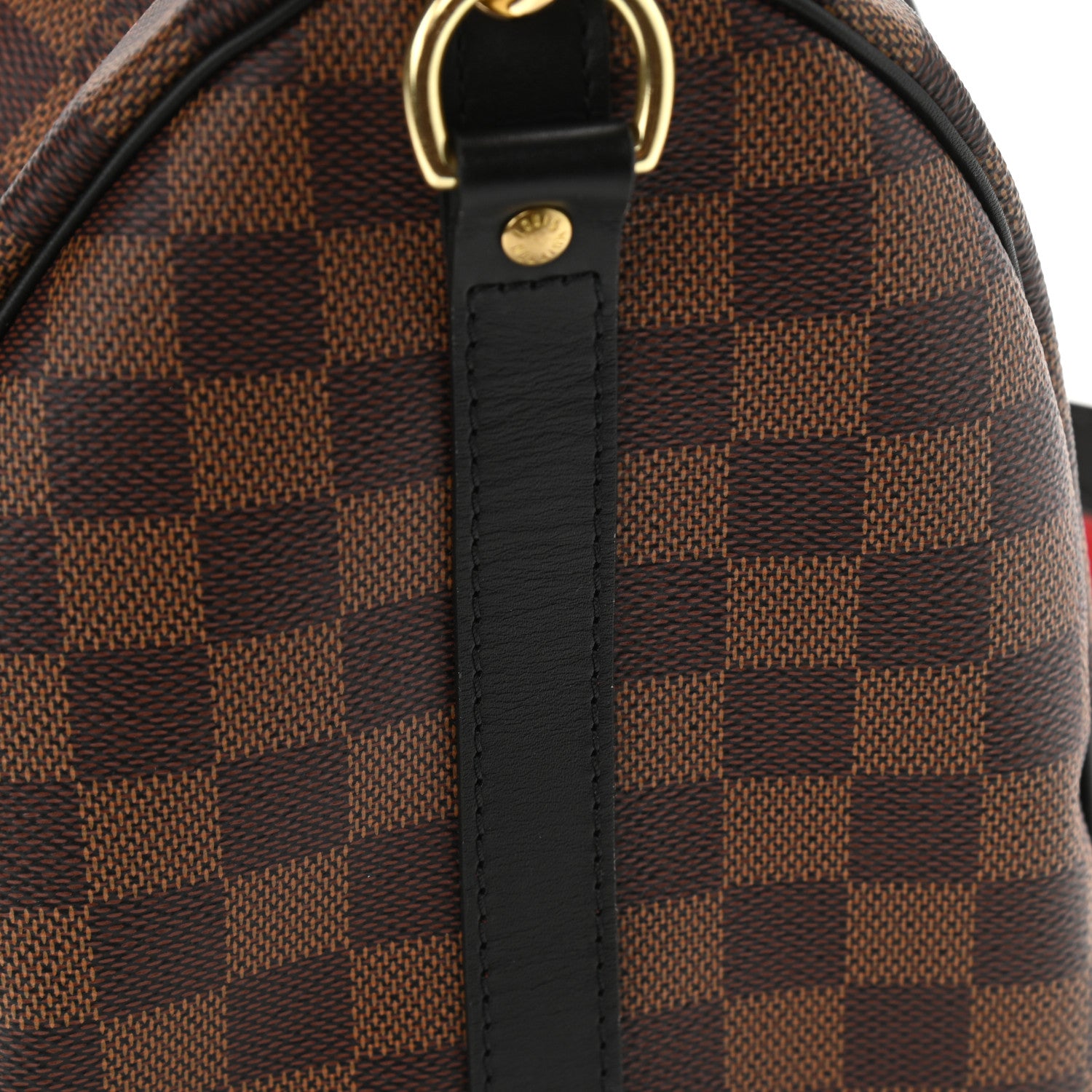 Louis Vuitton Damier Ebene Karakoram Speedy Bandouliere 30 11 of 12