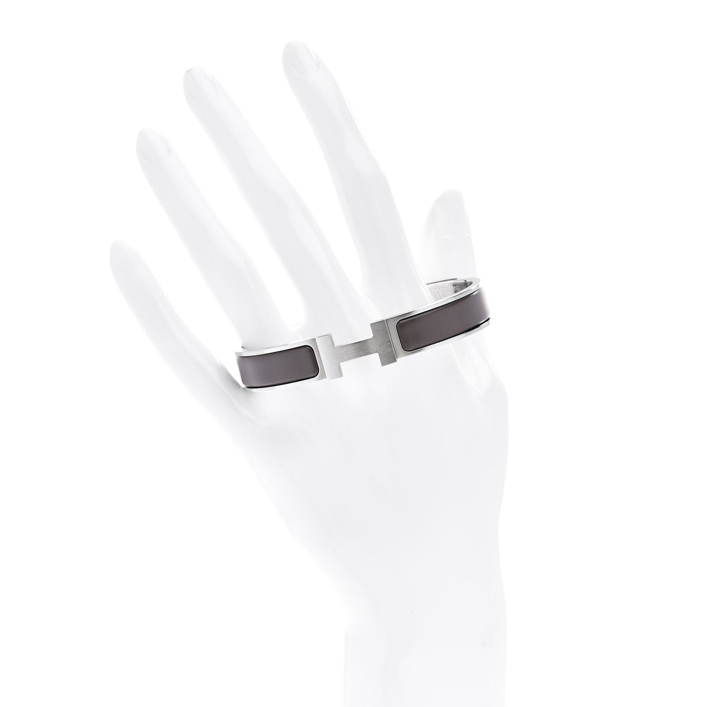 Matte Enamel Narrow Clic Clac HH Bracelet PM Etain