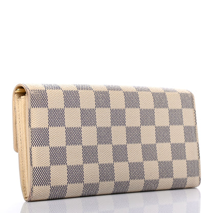 Louis Vuitton Damier Azur Sarah Wallet 3 of 8