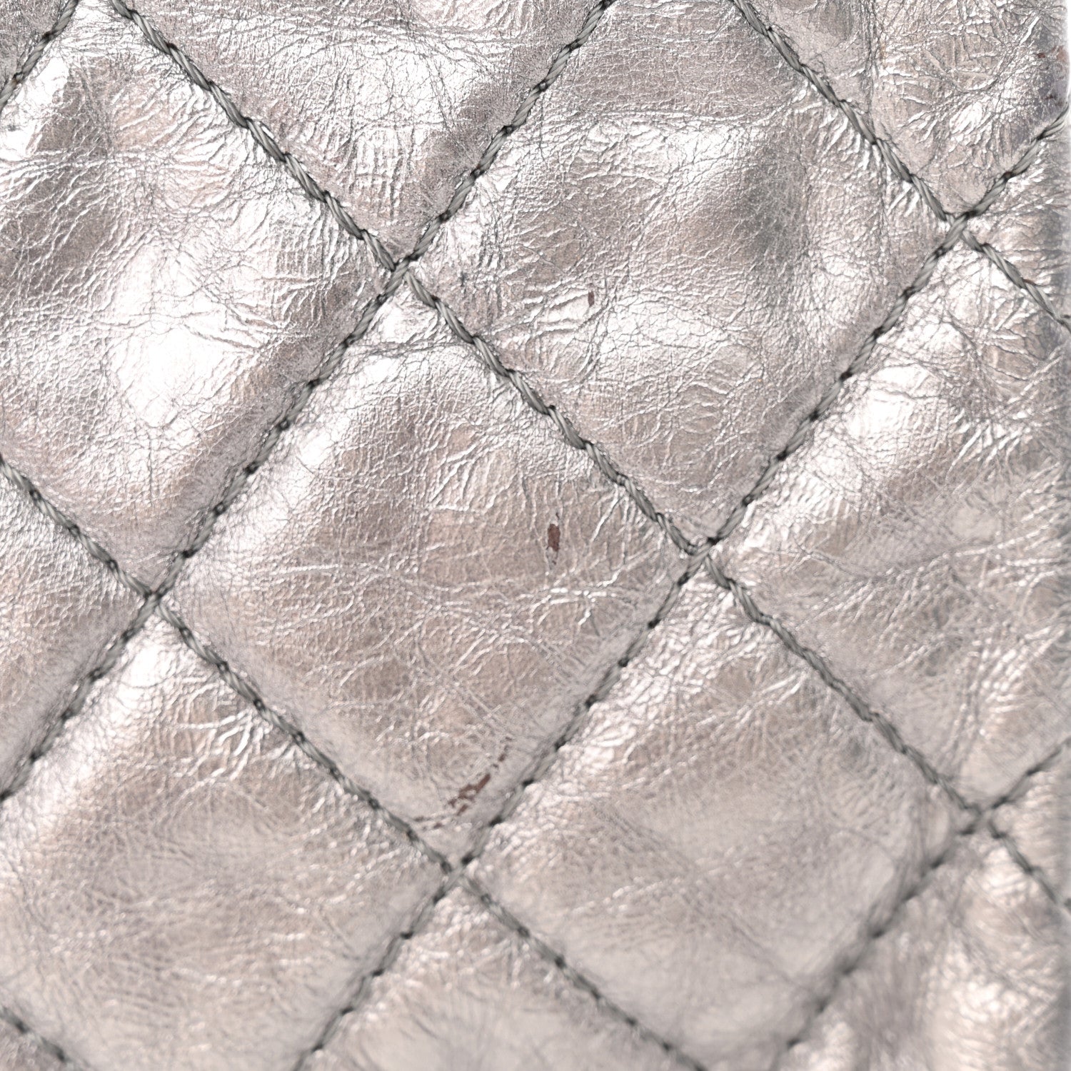 Chanel Metallic Aged Calfskin Quilted 2.55 Reissue 227 Flap Dark Silver 16 of 21