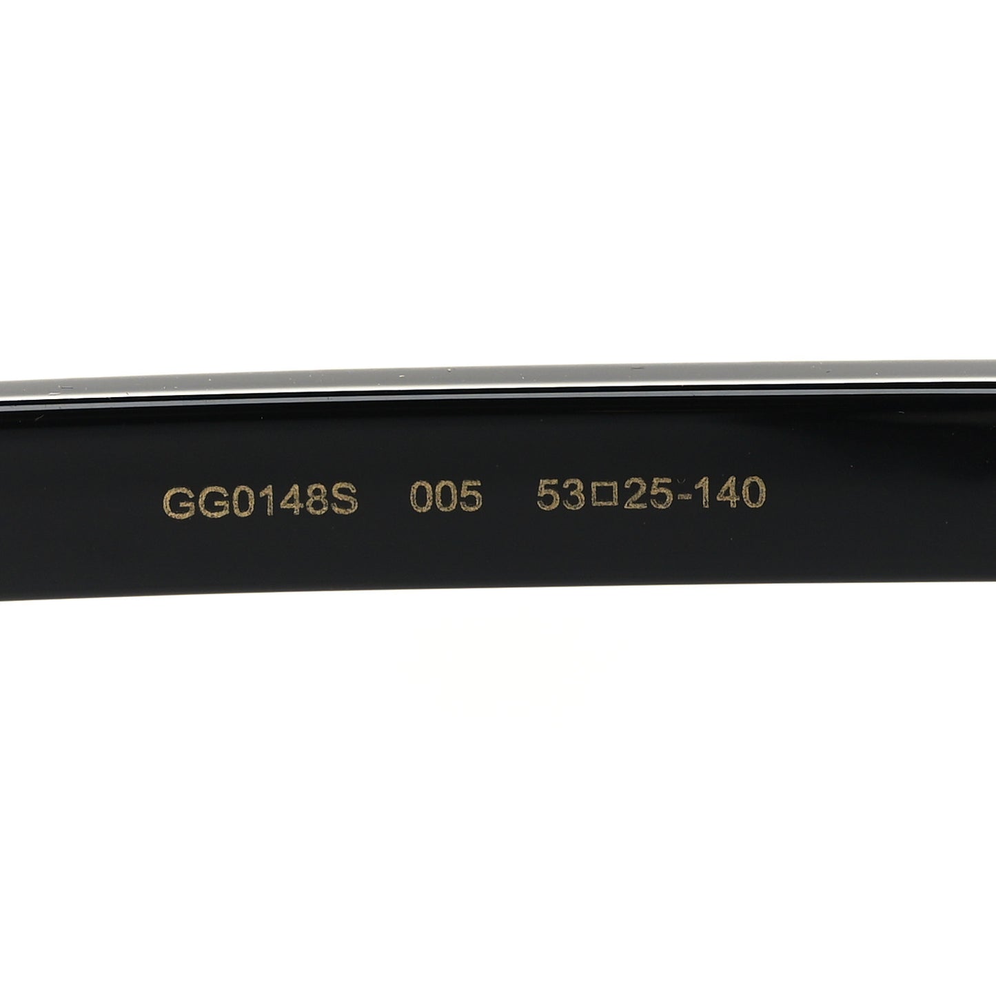 Acetate Crystal Oversize Sunglasses GG0148S Black
