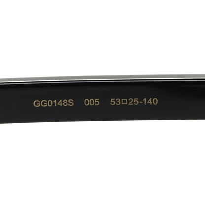 Gucci Acetate Crystal Oversize Sunglasses GG0148S Black 6 of 8