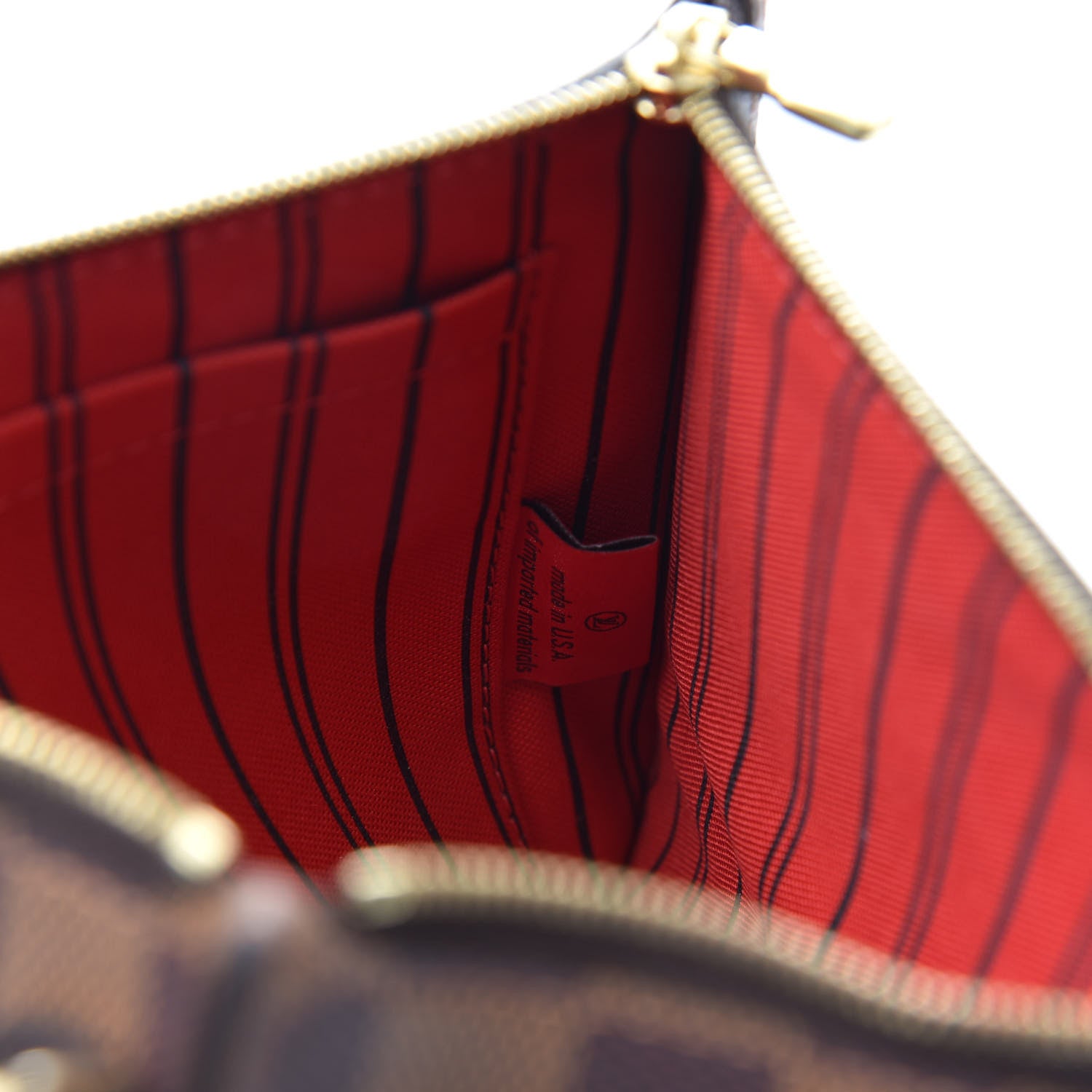 Louis Vuitton Damier Ebene Neverfull MM GM Pochette 7 of 7