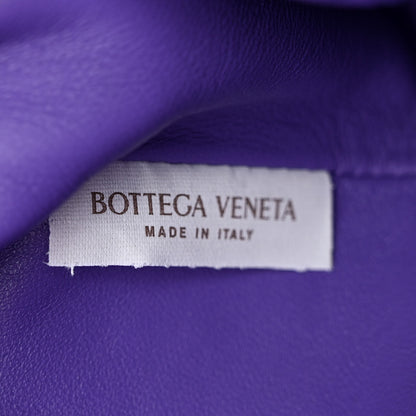 Bottega Veneta Shearling Lambskin Embellished The Mini Pouch Purple 7 of 11