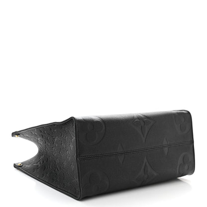 Louis Vuitton Empreinte Monogram Giant OnTheGo MM Black 4 of 9
