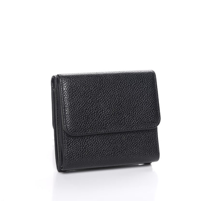 Chanel Caviar Timeless CC Compact Double Sided Wallet Black 3 of 8