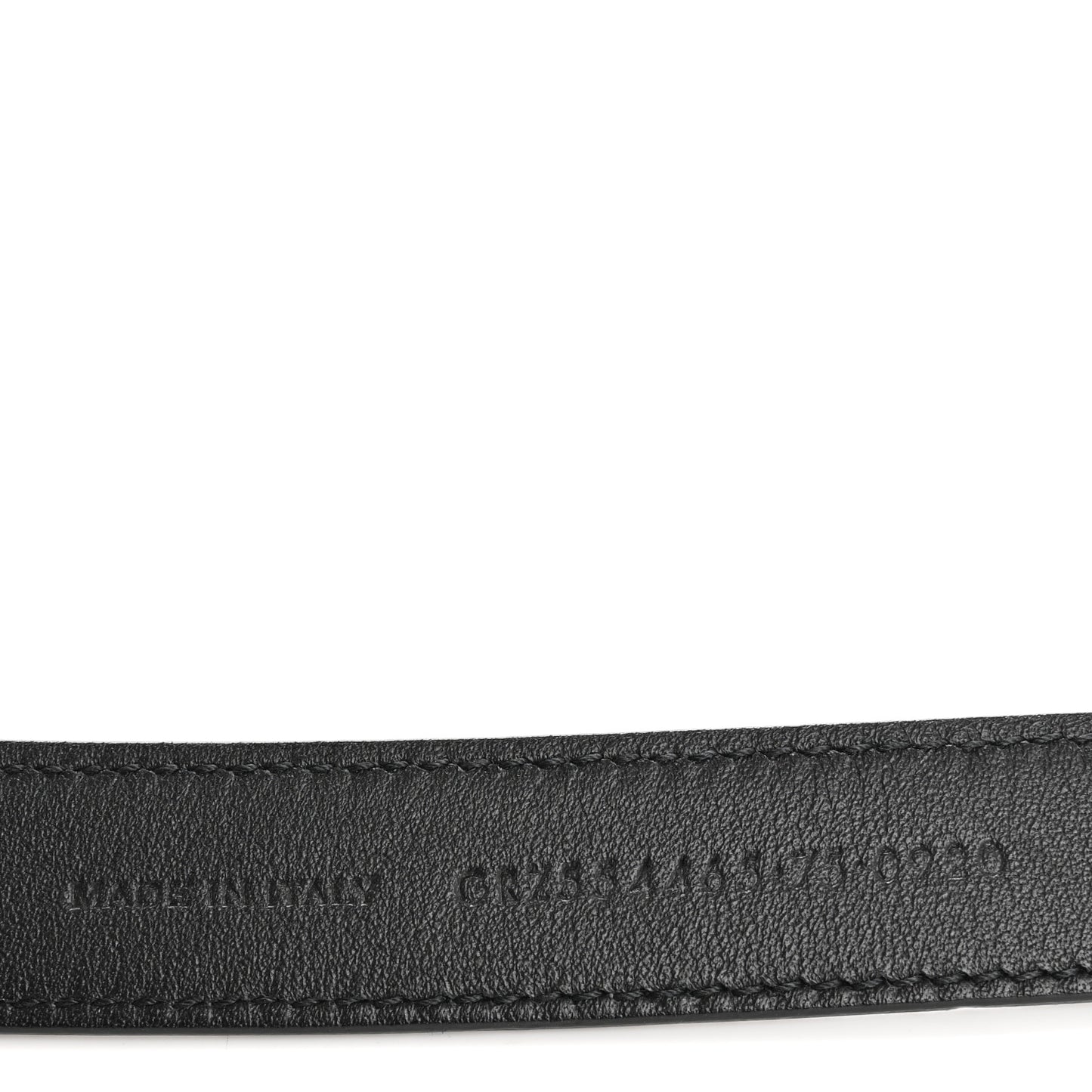 Calfskin Monogram Narrow Square Buckle Belt 75 30 Black