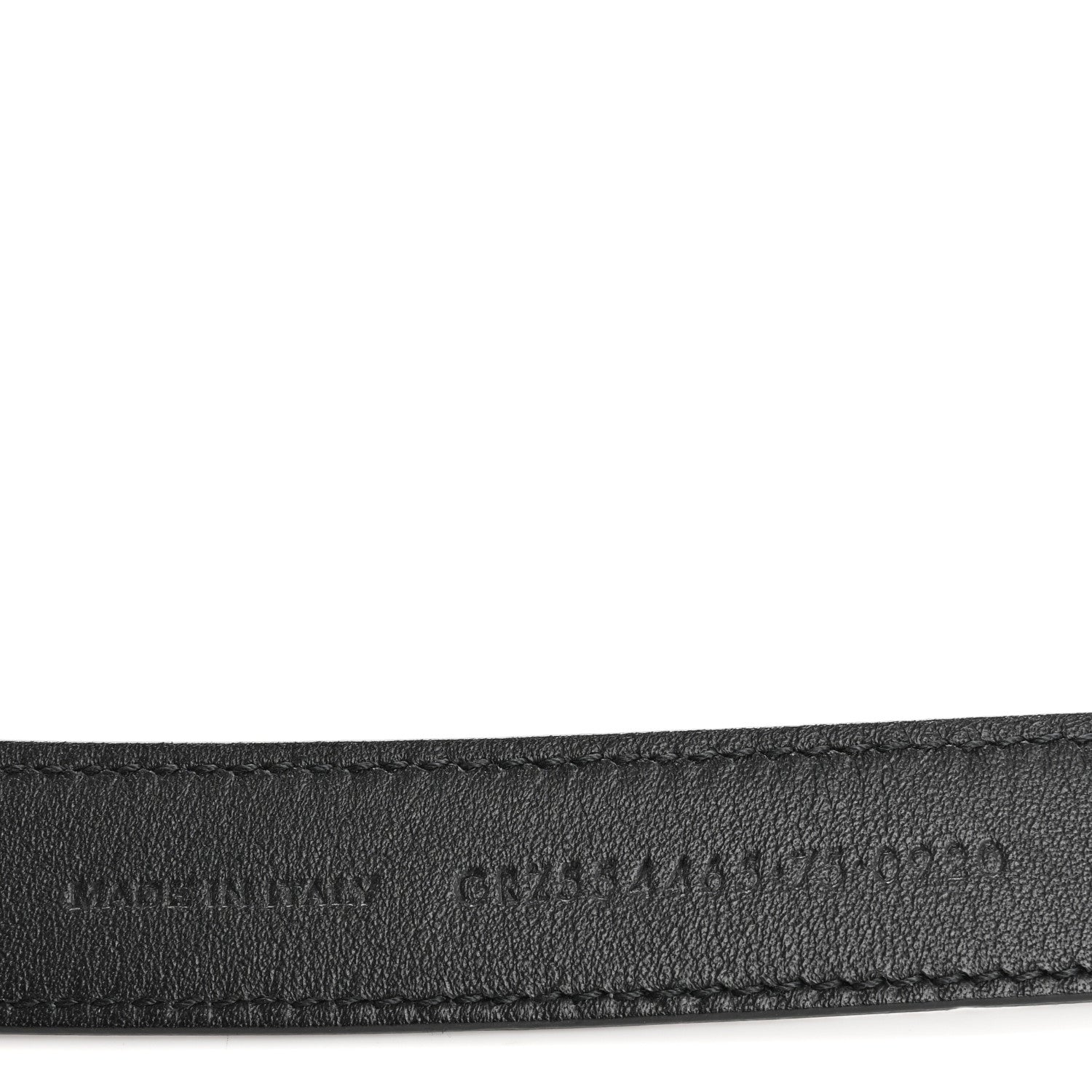 Saint Laurent Calfskin Monogram Narrow Square Buckle Belt 75 30 Black 6 of 8