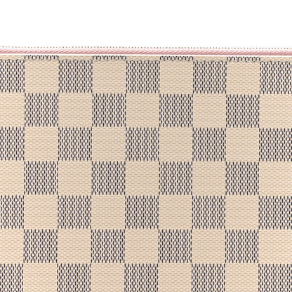 Louis Vuitton Damier Azur Neverfull MM GM Pochette Rose Ballerine 7 of 7