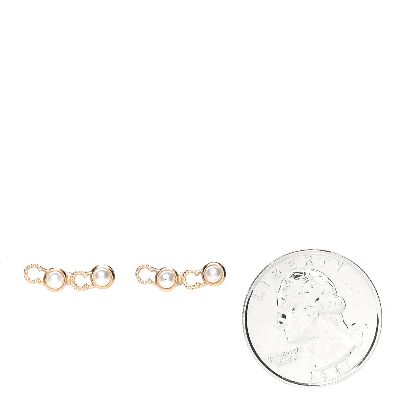 Pearl Coco Earrings Gold