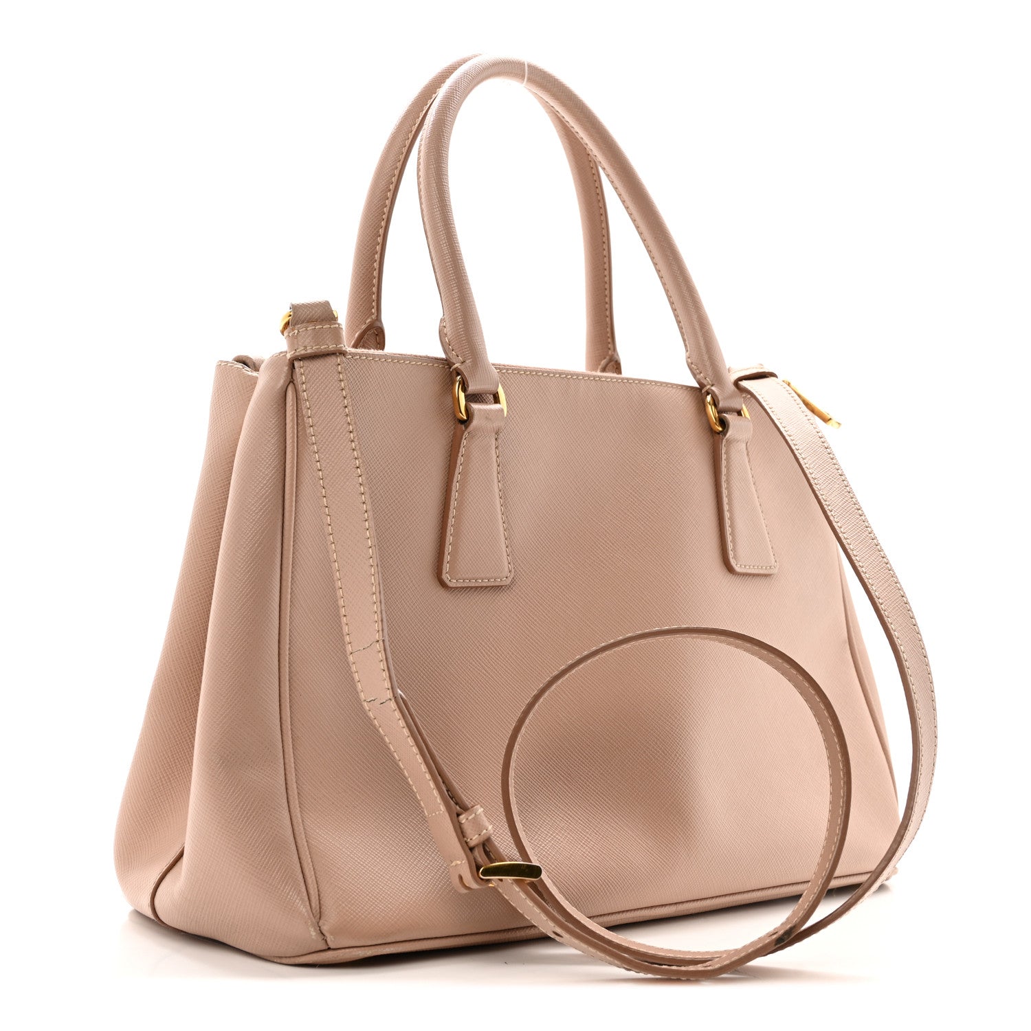 Prada Saffiano Small Galleria Double Zip Tote Cammeo 3 of 18