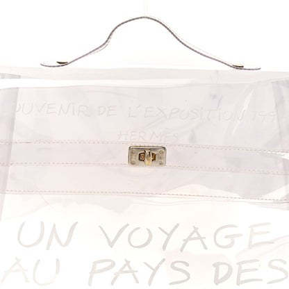 Hermes Vinyl Souvenir De L'Exposition Kelly Transparent 7 of 14