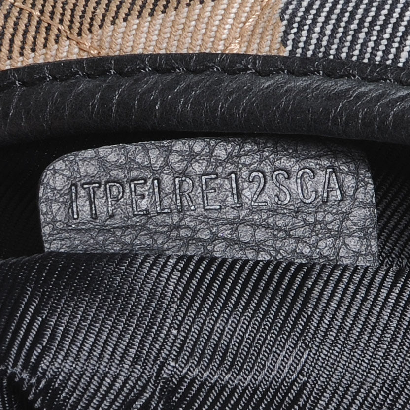 Quilted Hoxton Hobo Black