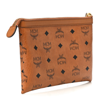 MCM Visetos Zip Pouch Cognac 2 of 9