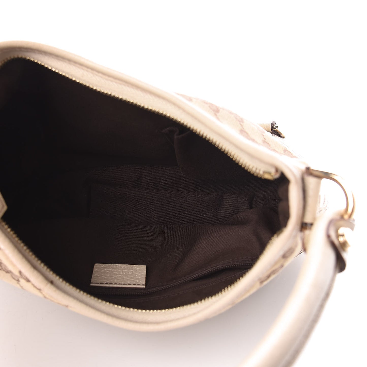 Monogram Medium Abbey D Ring Hobo Off White