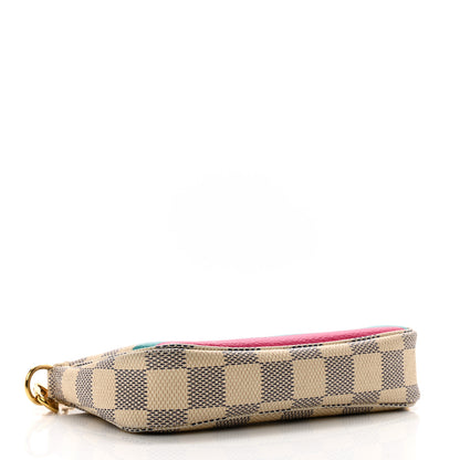 Louis Vuitton Damier Azur 2015 Christmas Animation Mini Pochette Accessories 4 of 11
