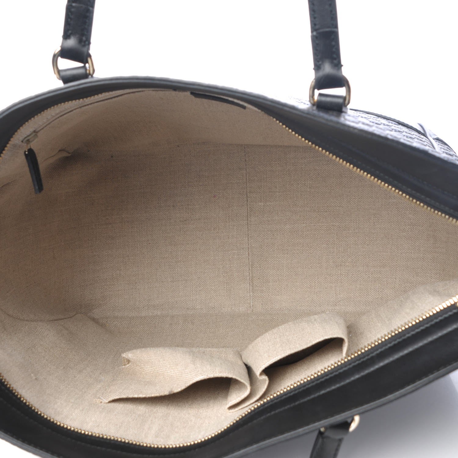 Gucci Microguccissima Bree Zippered Tote Black 5 of 8