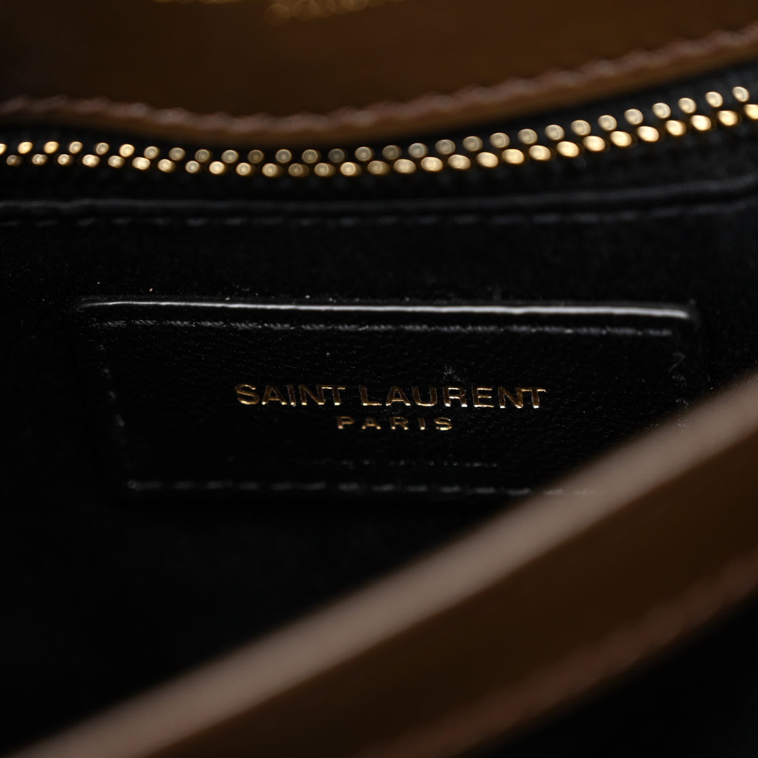 Saint Laurent Calfskin Y Quilted Monogram Toy Loulou Crossbody Bag Soil Brown 6 of 10
