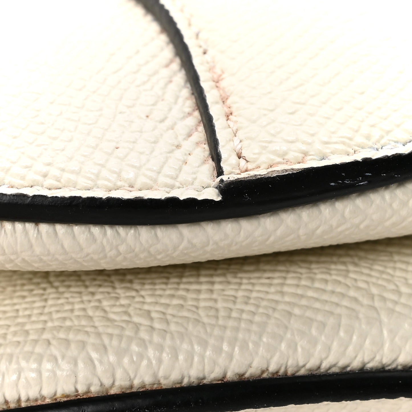 Grained Calfskin Saddle Bag With Strap Latte