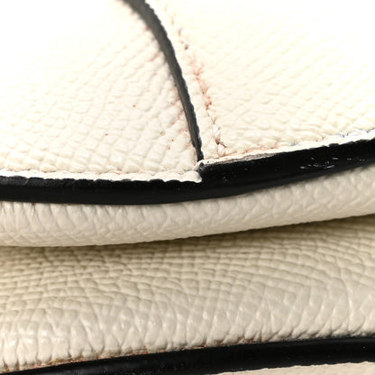 Christian Dior Grained Calfskin Saddle Bag With Strap Latte 14 of 15