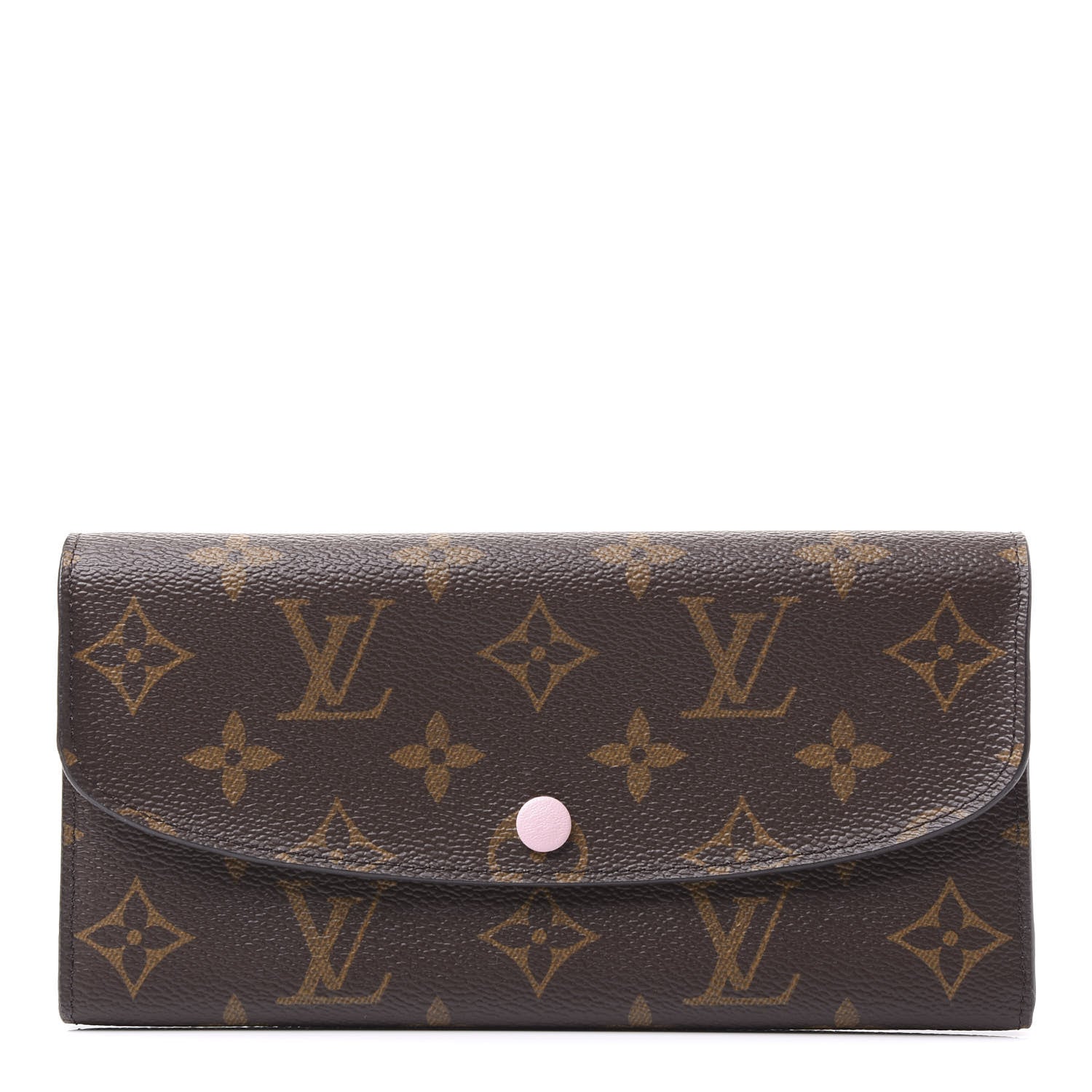 Louis Vuitton Monogram Emilie Wallet Rose Ballerine 1 of 9