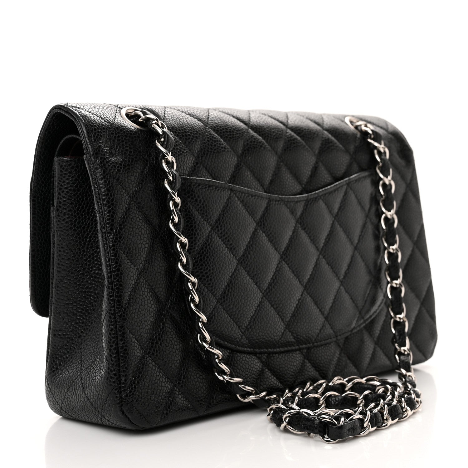 Chanel Caviar Quilted Medium Double Flap Black 3 of 13