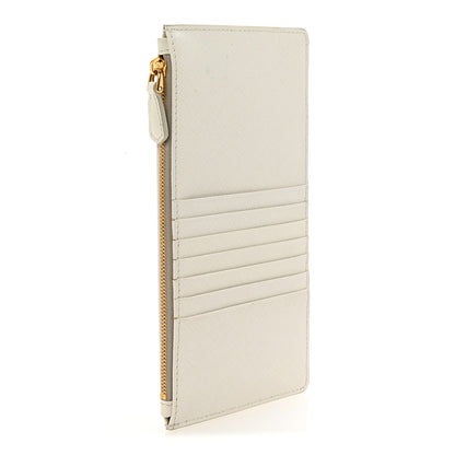 Prada Saffiano Triangle Phone Case Pouch White 3 of 7