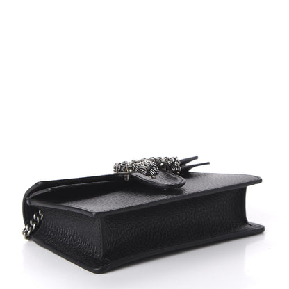 Gucci Calfskin Super Mini Dionysus Shoulder Bag Black 4 of 10