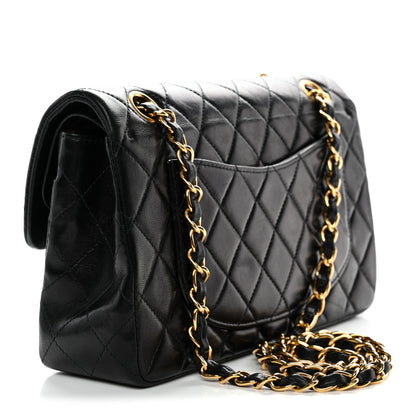 Chanel Lambskin Quilted Small Double Flap Black 3 of 13