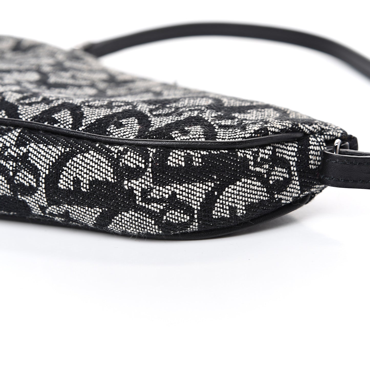 Monogram Mini Saddle Pochette Black