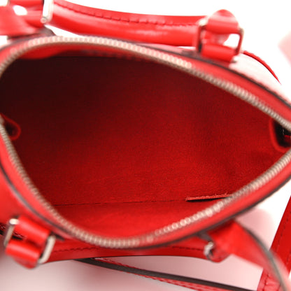 Louis Vuitton Epi Alma Nano Carmine 5 of 12