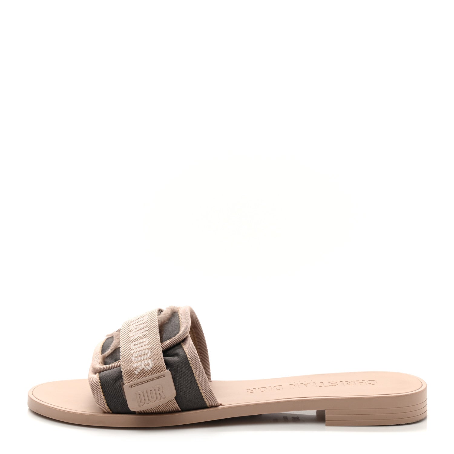 Christian Dior Nylon Camouflage Dio(r)evolution Slide Sandals 39 Nude 1 of 8
