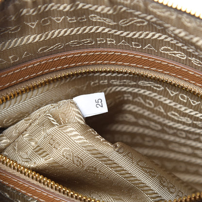 Prada Saffiano Lux Bowler Caramel 8 of 12