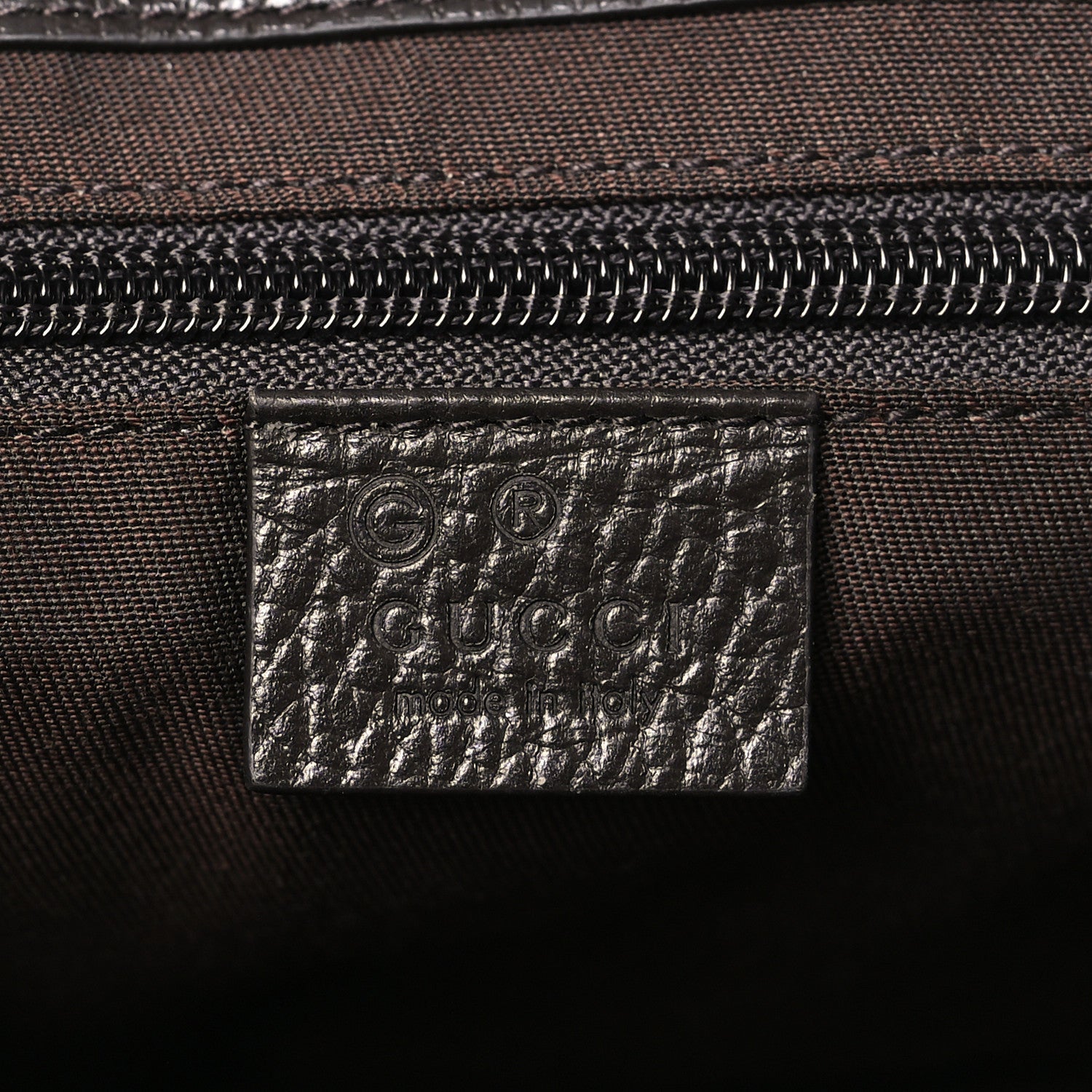 Gucci Monogram Flap Messenger Bag Beige Dark Brown 6 of 9