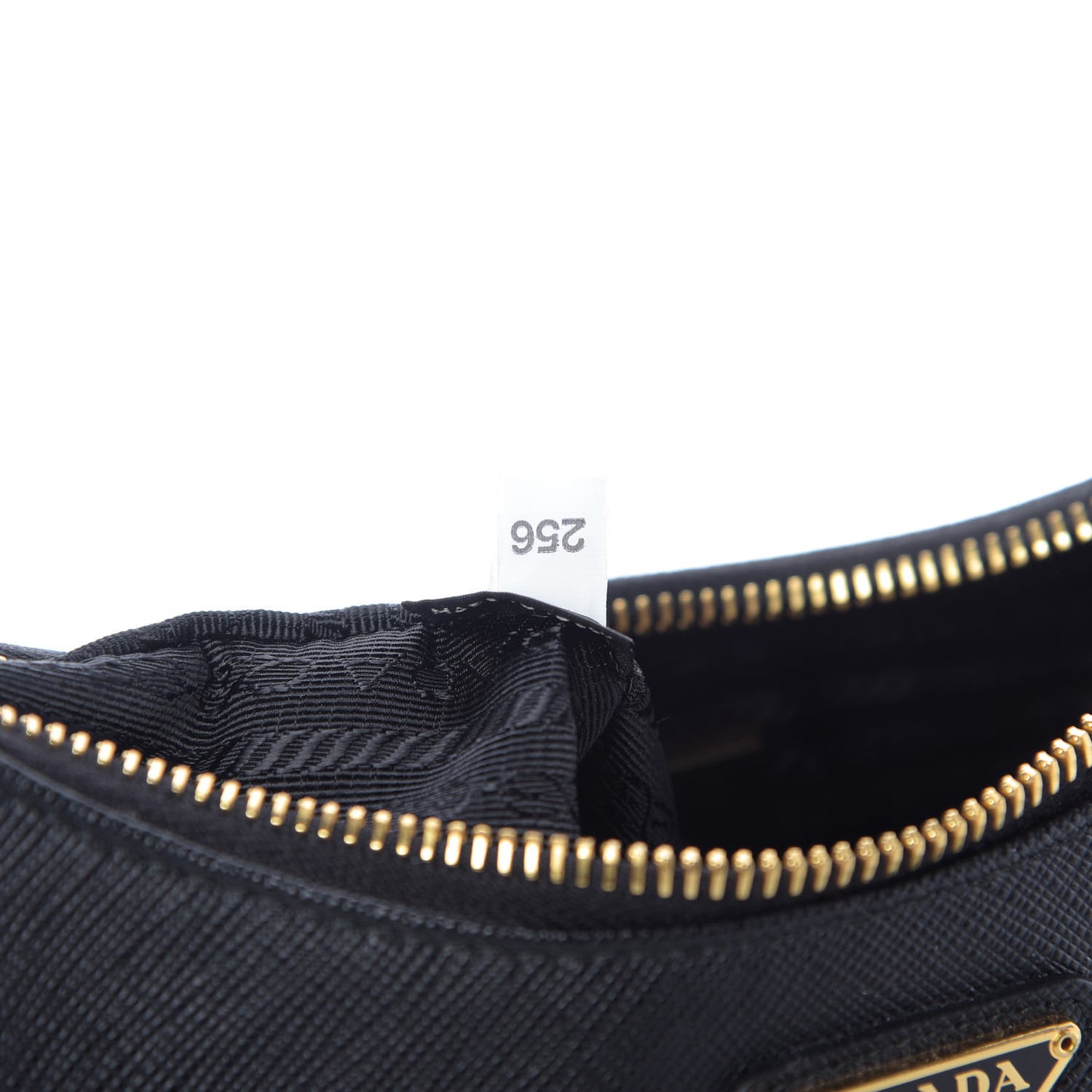 Saffiano Lux Re-Edition 2005 Shoulder Bag Black