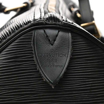 Louis Vuitton Epi Keepall 45 Black 4 of 12