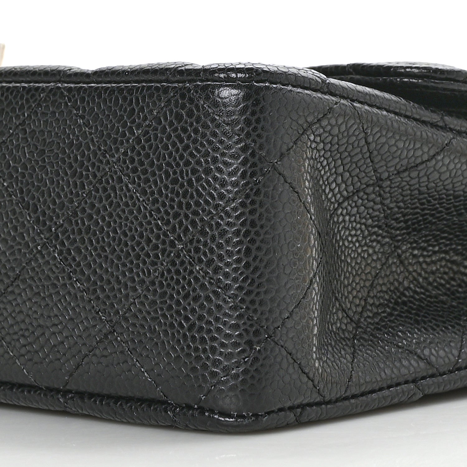Chanel Caviar Quilted Medium Double Flap Black 10 of 13