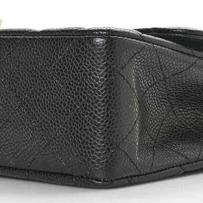 Chanel Caviar Quilted Medium Double Flap Black 10 of 13