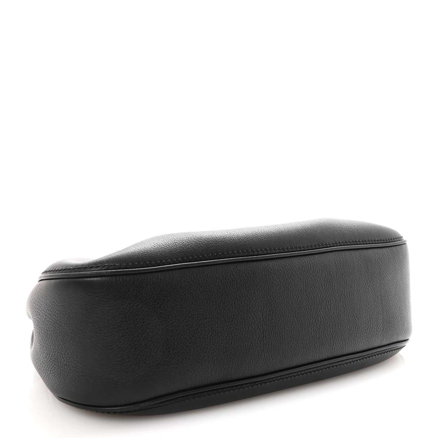 Supple Grained Calfskin Medium Polly Black