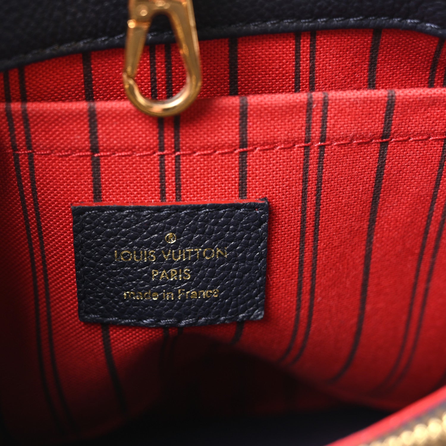 Louis Vuitton Empreinte Montaigne BB Marine Rouge 6 of 9