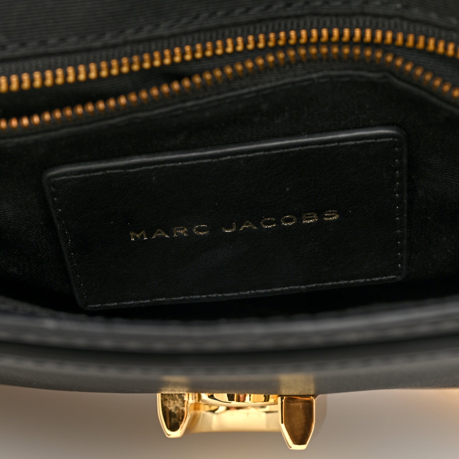 Marc Jacobs Calfskin The J Marc Shoulder Bag Black 6 of 9