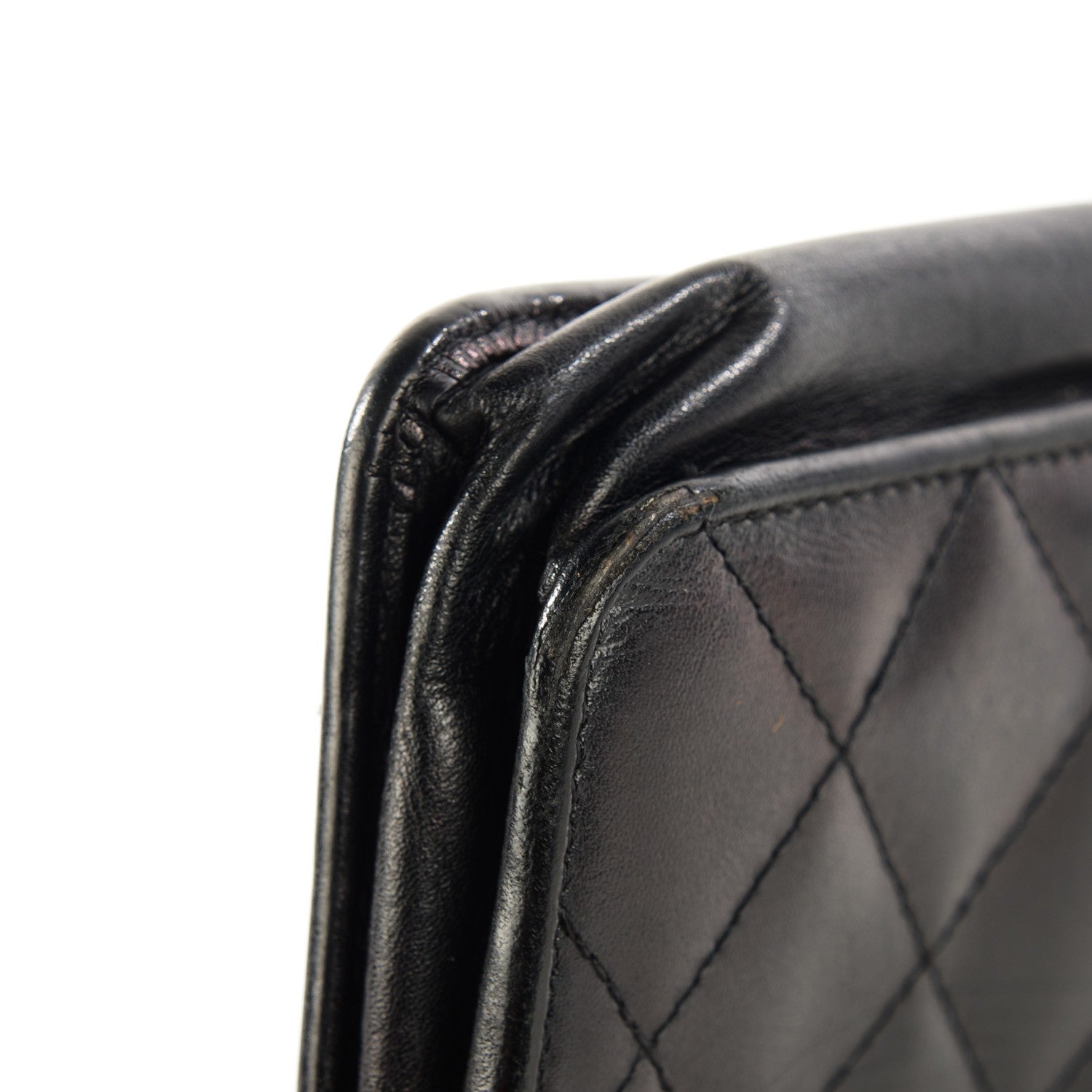 Chanel Calfskin Quilted Cambon Wallet On Chain WOC Black 11 of 16