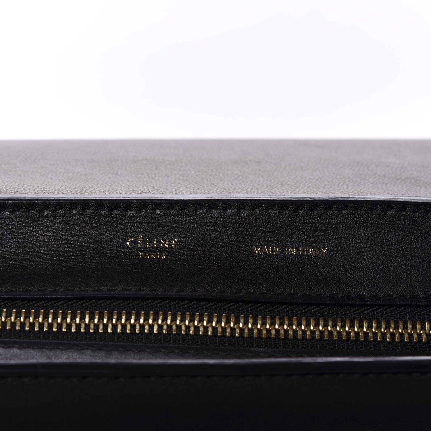 Celine Bullhide Calfskin Nubuck Medium Tri-color Trapeze Coffee 12 of 13