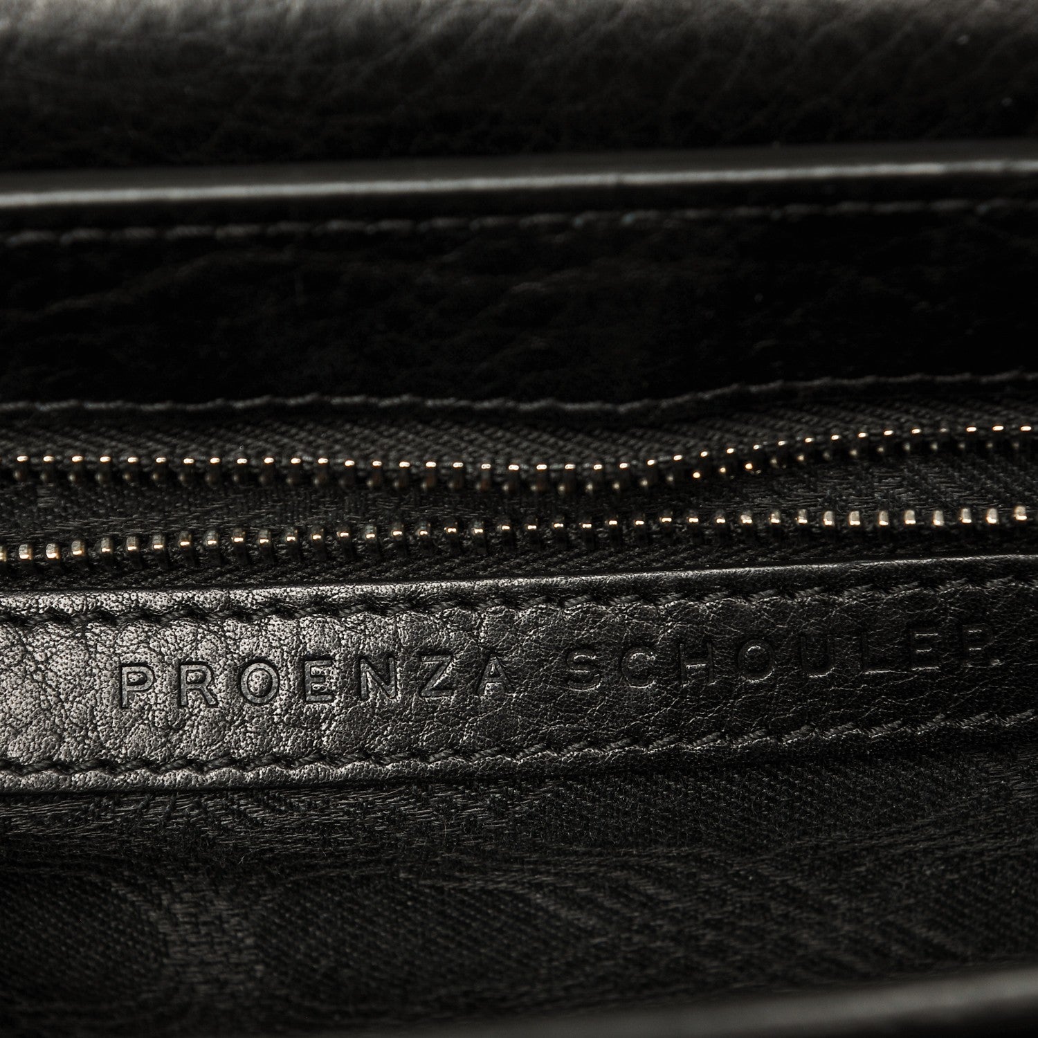 Proenza Schouler Textured Calfskin Mini PS11 Classic Shoulder Bag Black 6 of 7