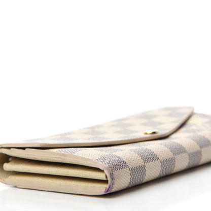 Louis Vuitton Damier Azur Sarah Wallet NM 6 of 13