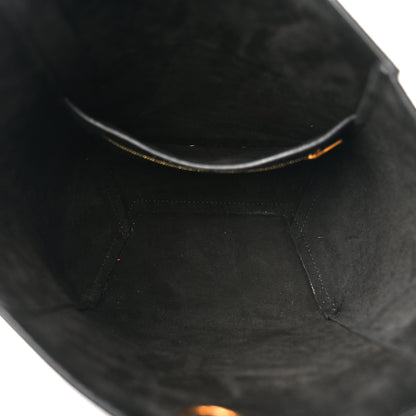 Celine Soft Grained Calfskin Small Sangle Bucket Bag Black 5 of 9