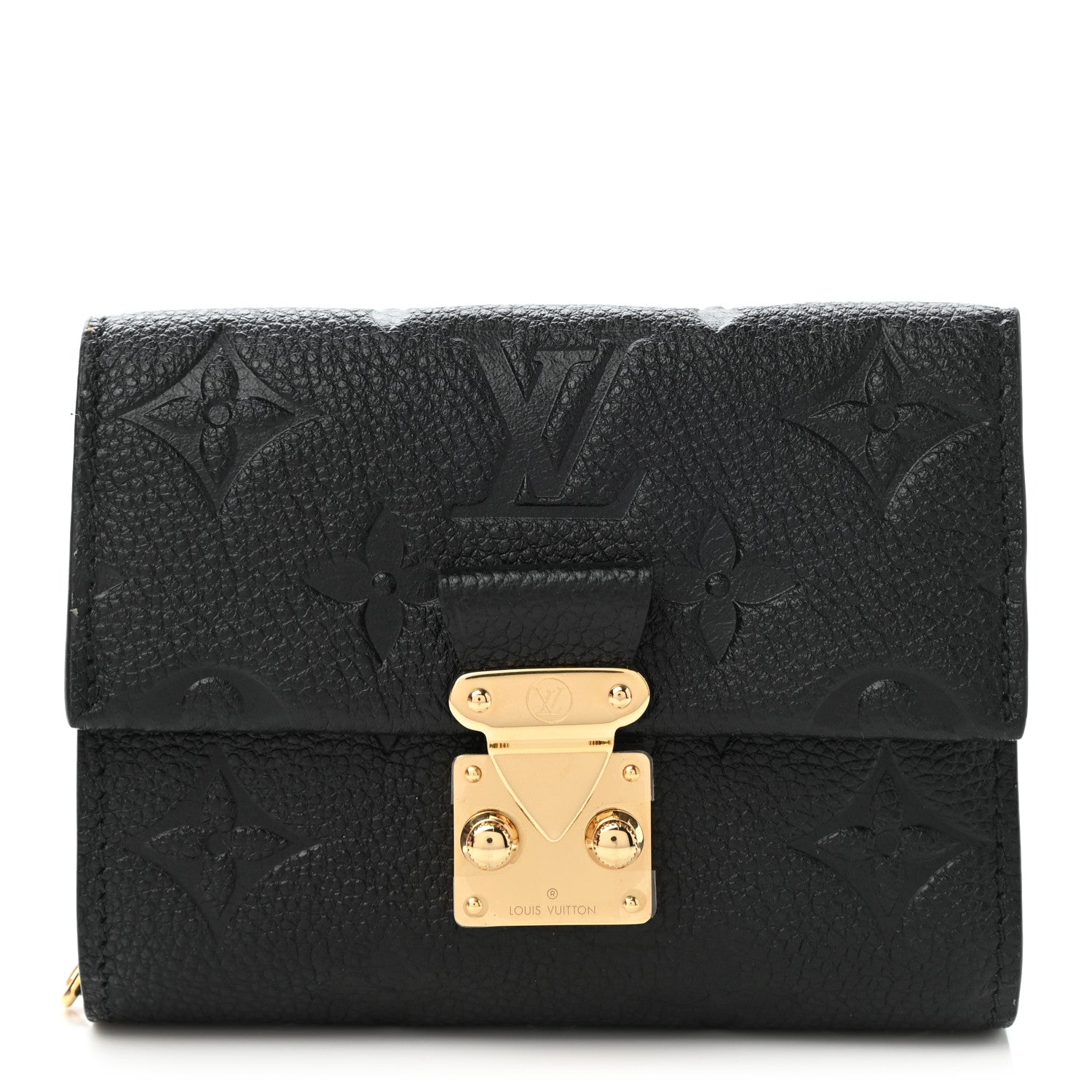 Louis Vuitton Empreinte Metis Compact Wallet Black 1 of 8