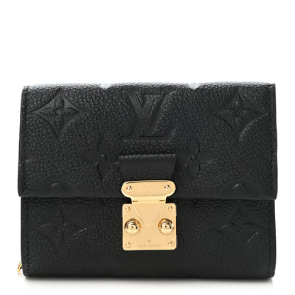 Louis Vuitton Empreinte Metis Compact Wallet Black 1 of 8