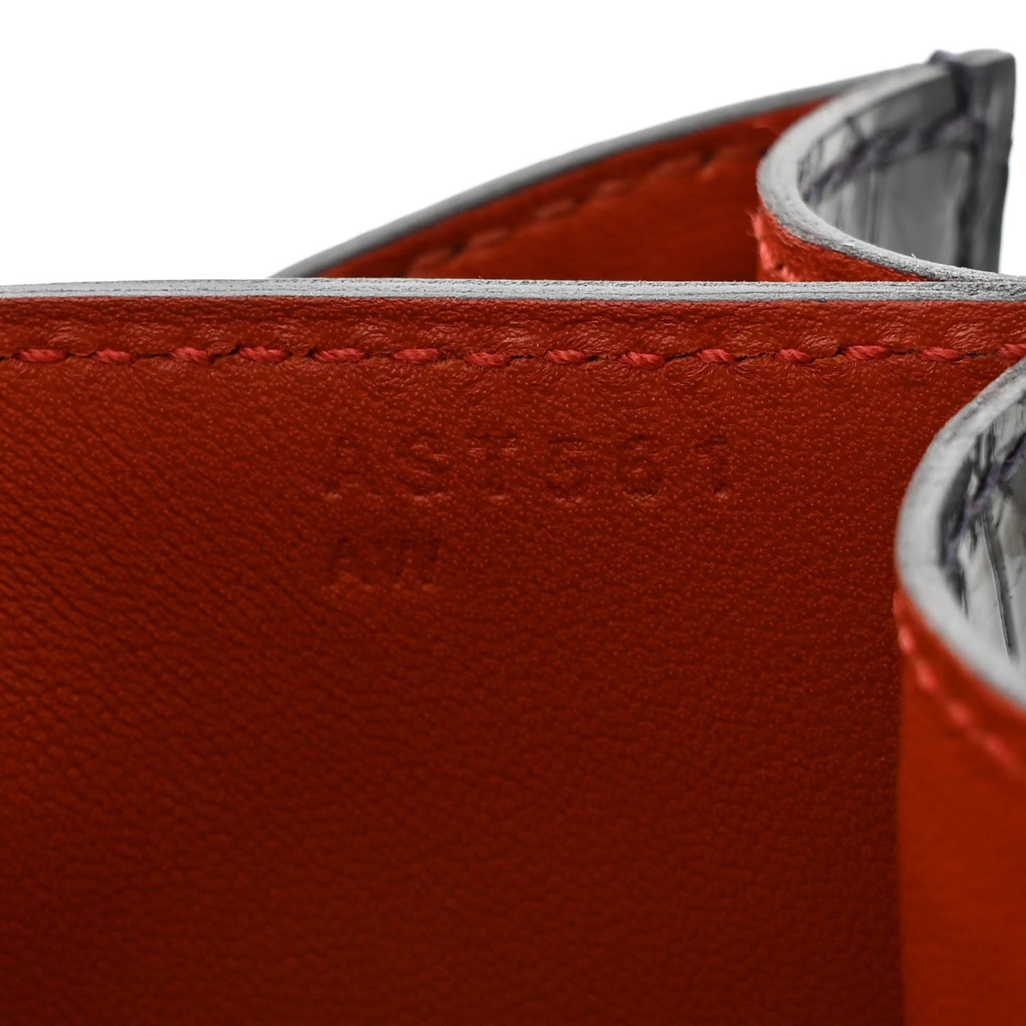 Shiny Alligator Verso Constance 24 Bleu Marine Cuivre