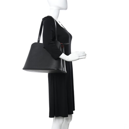 Prada Saffiano Cuir Matinee Tote Black Cherry 2 of 11